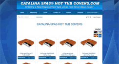 Desktop Screenshot of catalinaspashottubcovers.com
